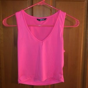 Hot pink tank